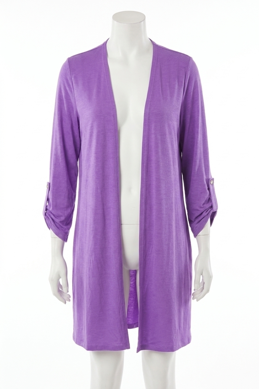 NEW DEAR SCARLETT lizzy regalia cardigan in purple